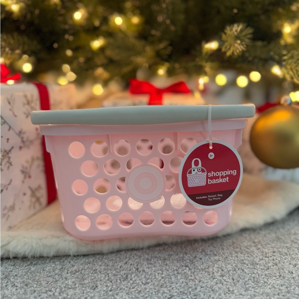 Target Toy Shopping Basket - Pink
